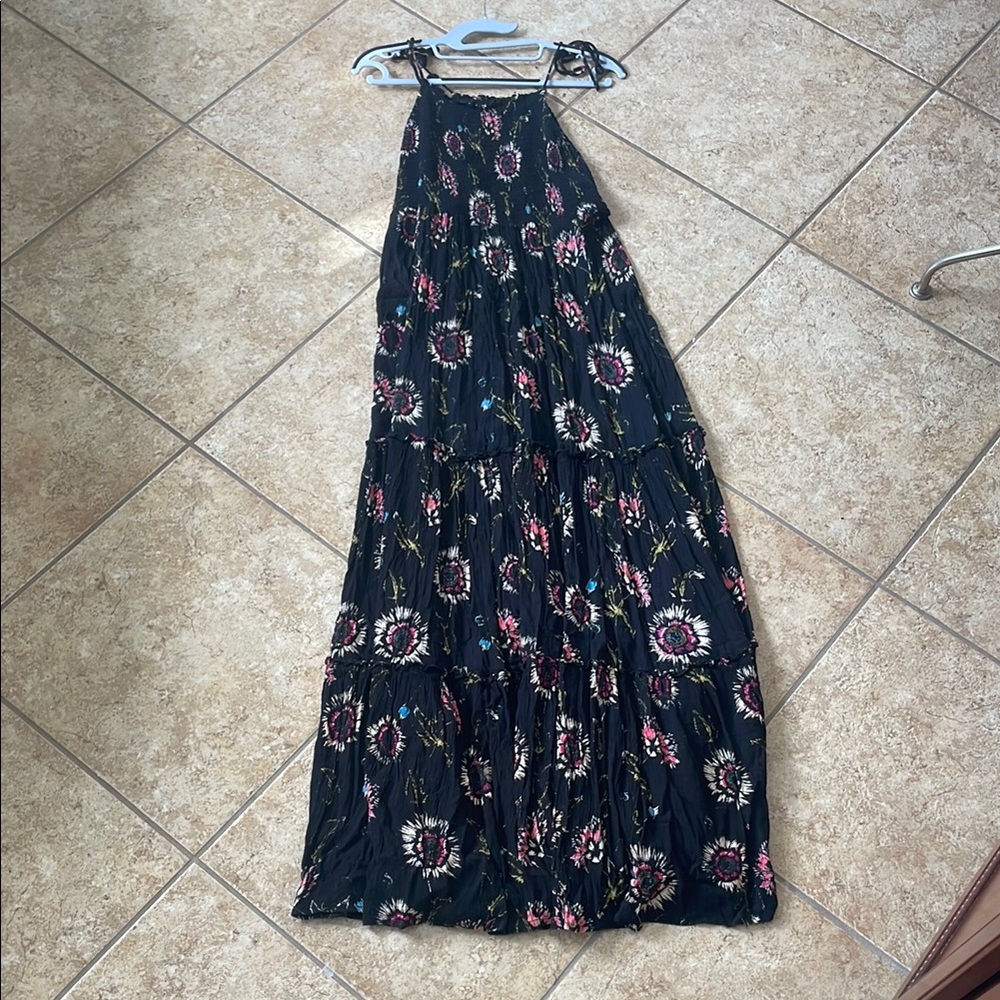 Intimately free people Black Floral Dress